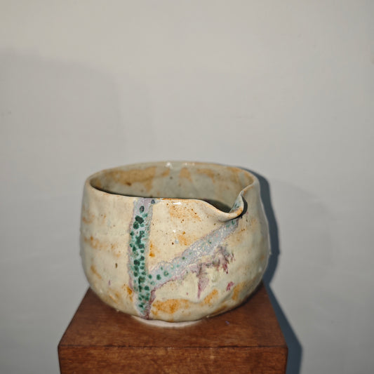 # HUMANEHUMANELY—KATAKUCHI ∅12 [COPPER SERIES 010] GLAZE-KINTSUGI