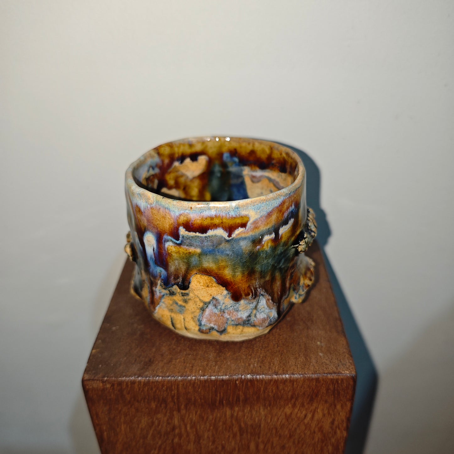 #HUMANEHUMANELY—9X8 COFFEE CUP 8 OZ [COBALT SERIES 002]