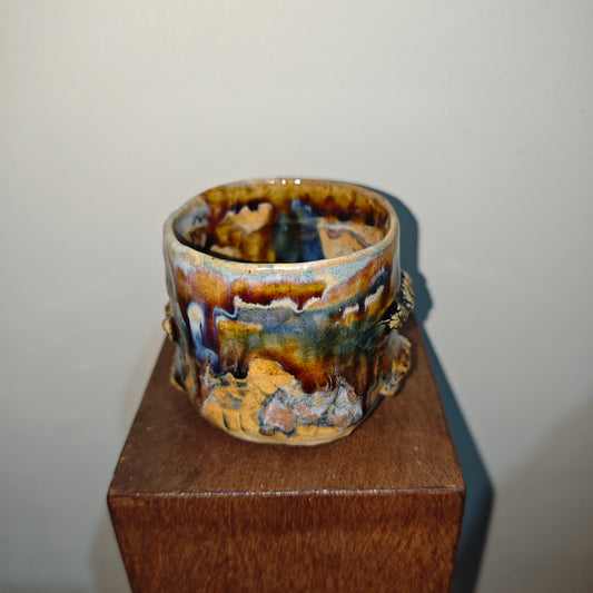 #HUMANEHUMANELY—9X8 COFFEE CUP 8 OZ [COBALT SERIES 002]